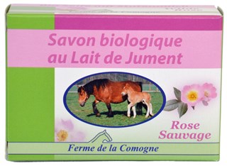 Ferme de la Comogne Wilde rozenzeep met paardenmelk 100g - 8808